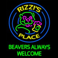 Beavers Always Welcome Neonreclame