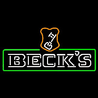 Beck Green Border Key Label Beer Sign Neonreclame
