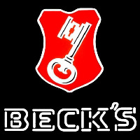 Beck Key Label Beer Sign Neonreclame