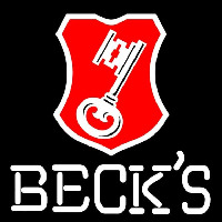 Beck Key Label Beer Sign Neonreclame