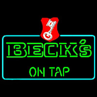 Beck On Tap Key Label Beer Neonreclame