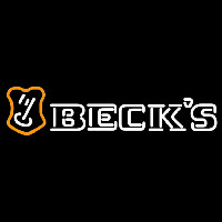 Beck Orange Border Key Label Beer Sign Neonreclame