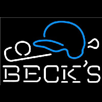 Becks Baseball Beer Neonreclame
