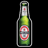 Becks Beer Bottle Beer Sign Neonreclame