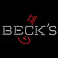 Becks Classic Key Logo Beer Sign Neonreclame