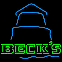 Becks Day Light House Beer Sign Neonreclame