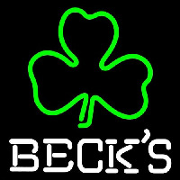 Becks Green Clover Beer Neonreclame