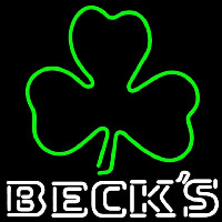 Becks Green Clover Beer Sign Neonreclame