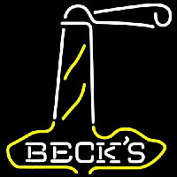 Becks Light House Beer Neonreclame