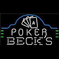 Becks Poker Ace Cards Beer Sign Neonreclame