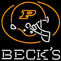 Becks Purdue University Calumet Beer Sign Neonreclame