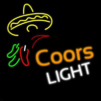 Beer Coors Light Sombrero Neonreclame