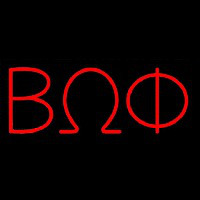 Beta Omega Phi Neonreclame