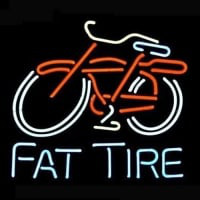 Big Fat Tire Bicycle Bike Logo Pub Bier Bar Neonreclame Cadeau Snelle verzending