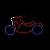 Bike Logo In Red Neonreclame