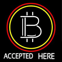 Bitcoin Accepted Here Neonreclame