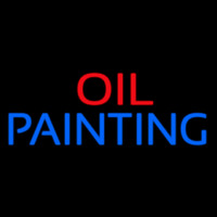 Block Oil Painting Neonreclame