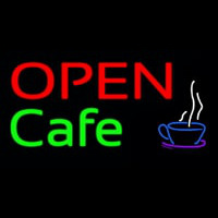 Block Open Cafe Neonreclame