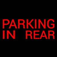 Block Parking In Rear Neonreclame