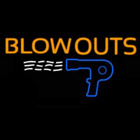 Blowouts Logo Neonreclame