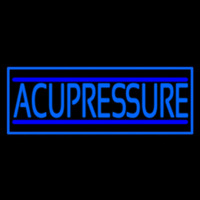 Blue Acupressure Neonreclame