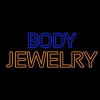 Blue And Orange Body Jewelry Neonreclame