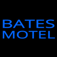 Blue Bates Motel Neonreclame