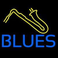 Blue Blues Yellow Sa ophone Neonreclame