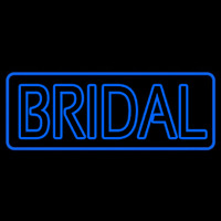 Blue Border Bridal Block Neonreclame