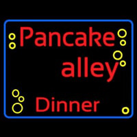 Blue Border Pancake Alley Dinner Neonreclame