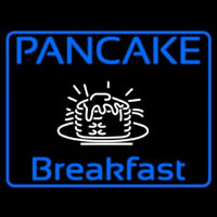 Blue Border Pancake Breakfast Neonreclame