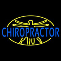 Blue Chiropractor Neonreclame