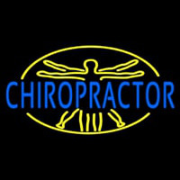 Blue Chiropractor Neonreclame