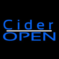 Blue Cider Open Neonreclame