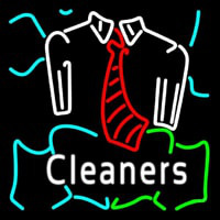 Blue Cleaners With Shirt Neonreclame