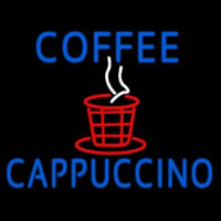 Blue Coffee Cappuccino Neonreclame