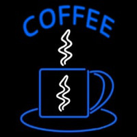 Blue Coffee Cup Neonreclame