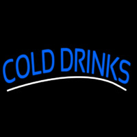 Blue Cold Drinks Neonreclame