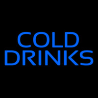 Blue Cold Drinks Neonreclame