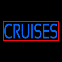 Blue Cruises With Red Border Neonreclame