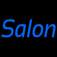Blue Cursive Salon Neonreclame