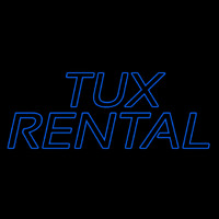 Blue Double Stroke Tu  Rental Neonreclame