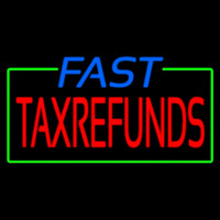 Blue Fast Ta  Refunds Neonreclame