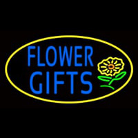 Blue Flower Gifts In Block Neonreclame