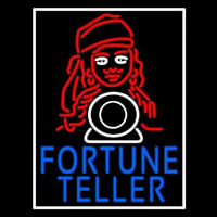 Blue Fortune Teller With Logo Neonreclame