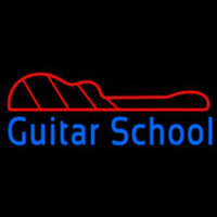 Blue Guitar School Neonreclame