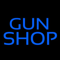 Blue Gun Shop Neonreclame