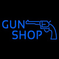 Blue Gun Shop Neonreclame