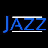 Blue Jazz Block Double Line Neonreclame