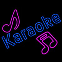 Blue Karaoke Red Musical Neonreclame